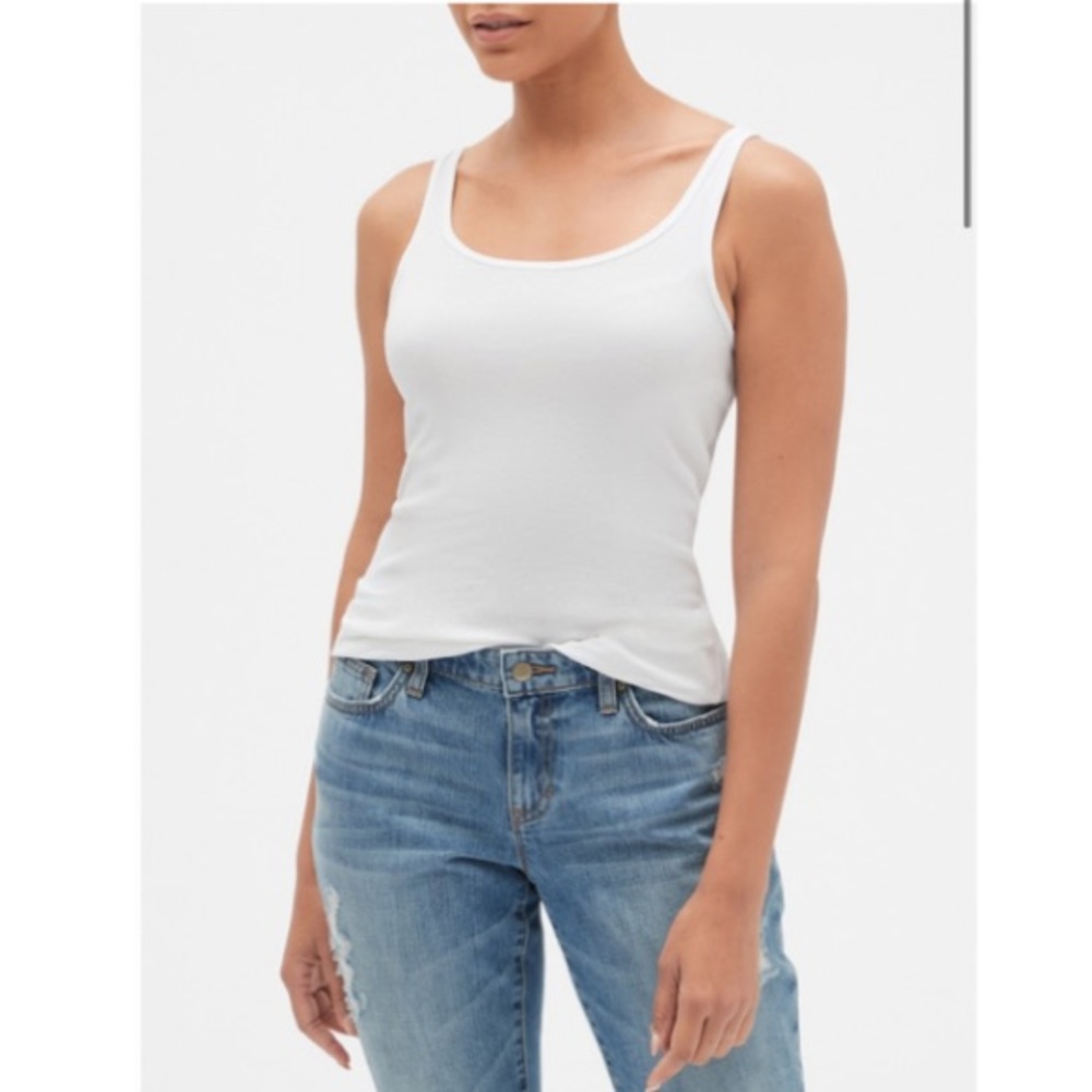 Gap White Basic Tank Top